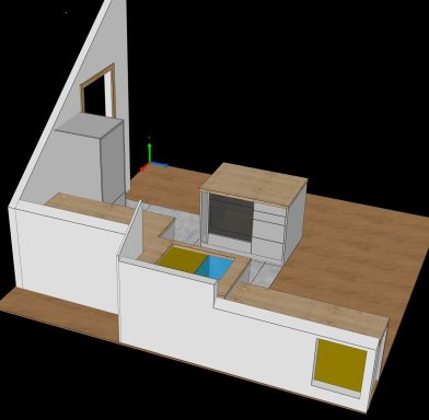 Planung einer Küche in CAD